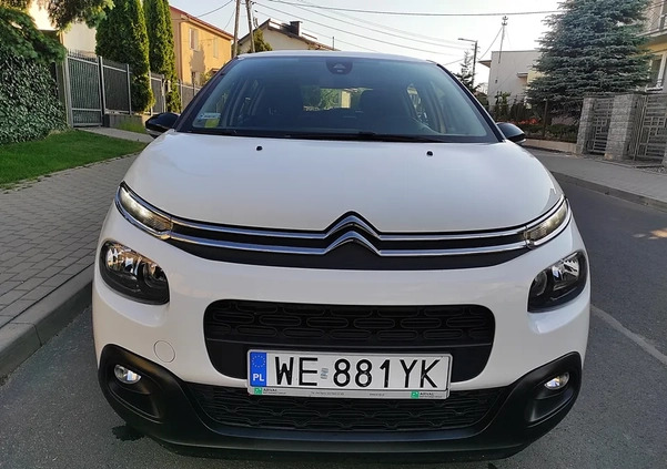 Citroen C3 cena 49900 przebieg: 80000, rok produkcji 2020 z Lipno małe 667